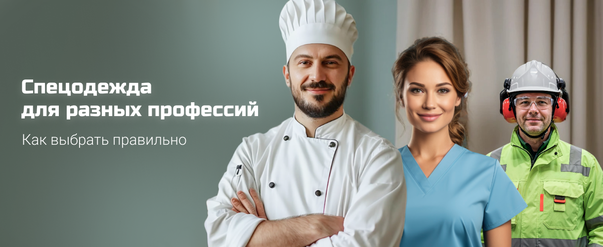Спецодежда для разных профессий