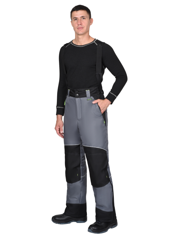 Костюм "АРКТИКА" зимний, средне-серый с черным — изображение 3