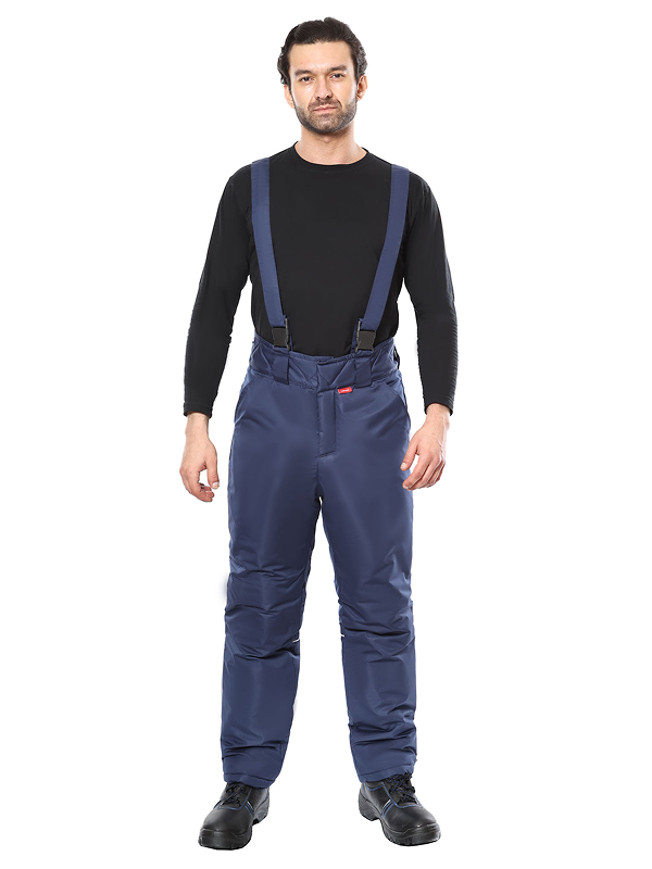 Костюм "КОМФОРТ" зимний, синий с чёрным — изображение 4