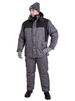 Костюм утепленный БРИГАДИР, серый