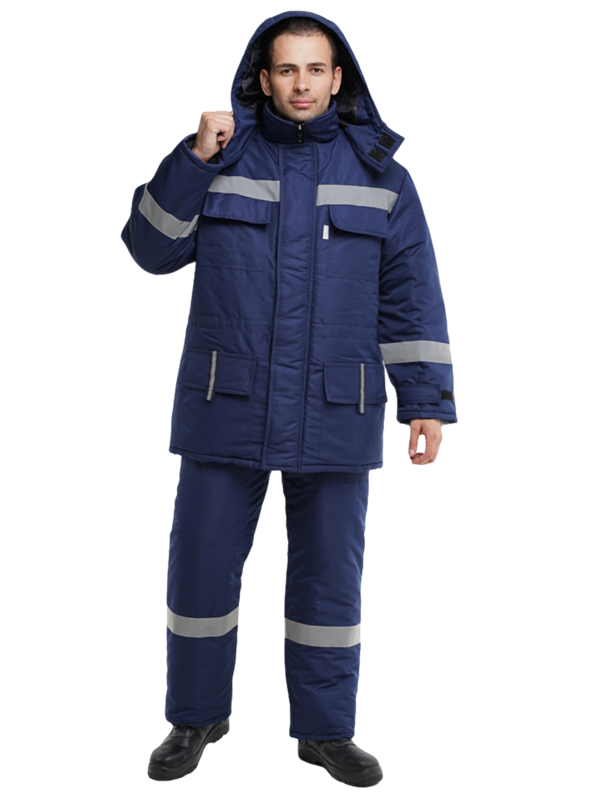 Куртка мужская утепленная ДЖОБЕР темно-синяя