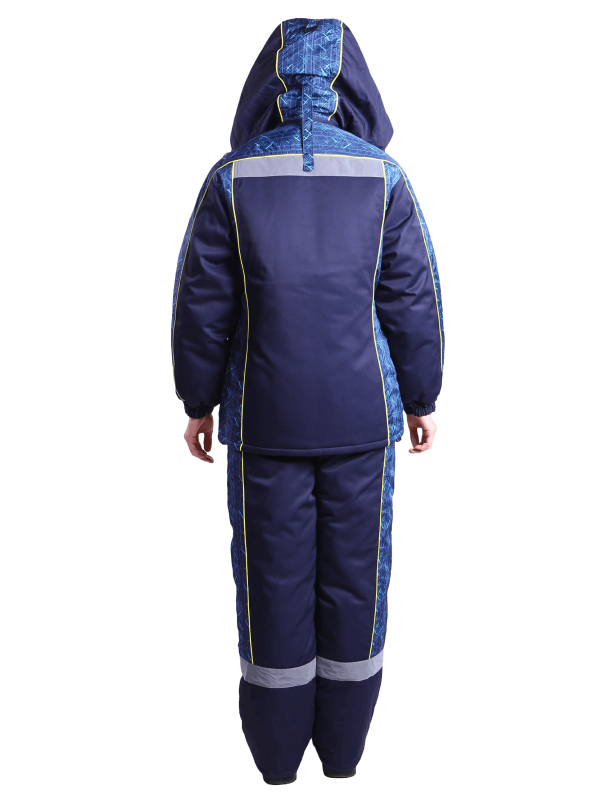 Куртка женская утепленная СЕВЕРНОЕ СИЯНИЕ темно-синяя