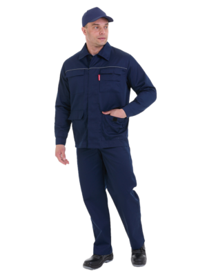 Костюм "ВЫМПЕЛ" темно-синий из х/б ткани