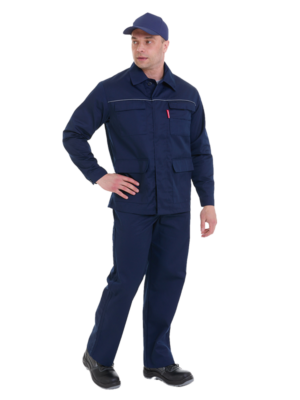 Костюм "ВЫМПЕЛ" темно-синий из х/б ткани