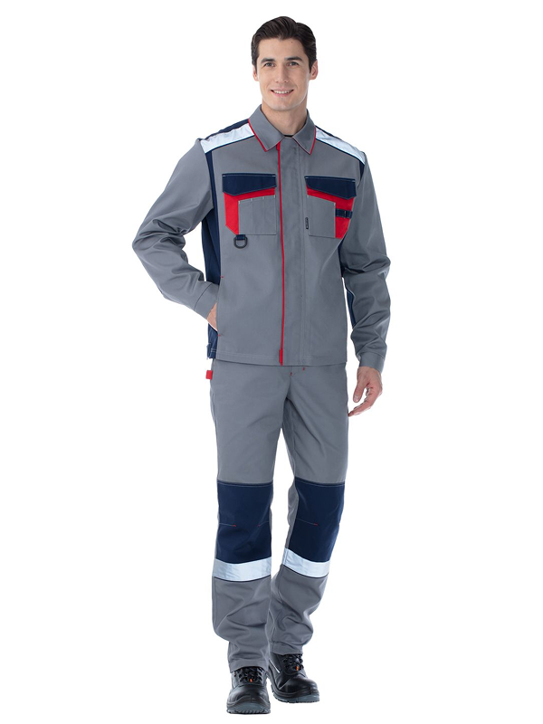 Костюм мужской Барит серый