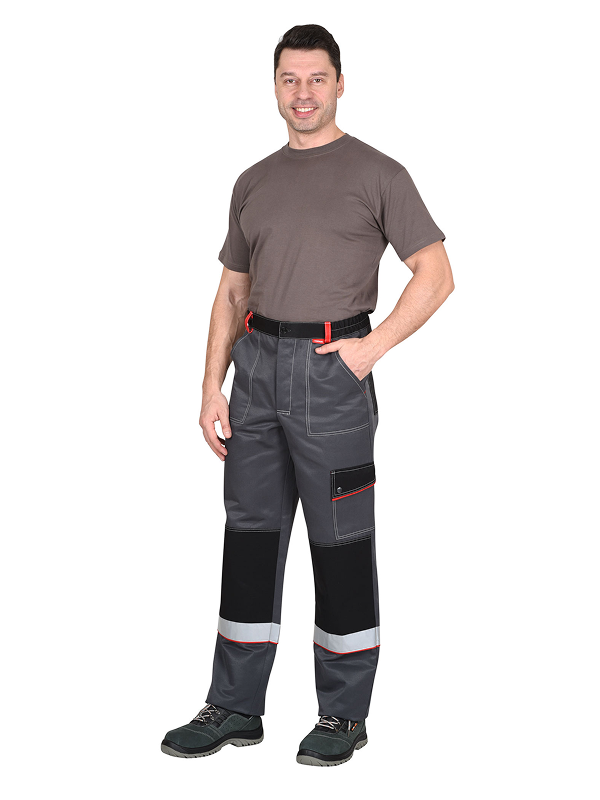 Костюм мужской "ПОЛИНОМ" куртка с брюками и СОП 50 мм — изображение 3