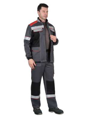 Костюм мужской ПОЛИНОМ куртка с брюками и СОП 50 мм