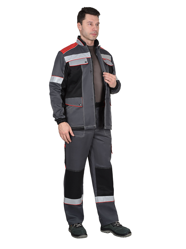 Костюм мужской ПОЛИНОМ куртка с брюками и СОП 50 мм