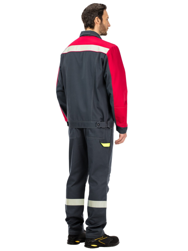 Костюм мужской Таль серый-красный