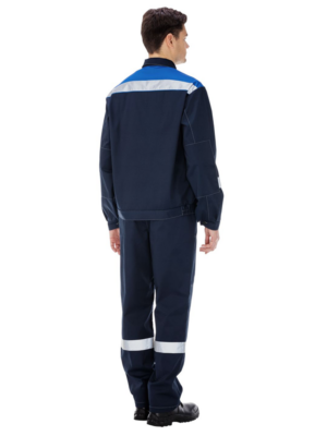 Костюм мужской рабочий Тимбер РФ синий-василек с ПК