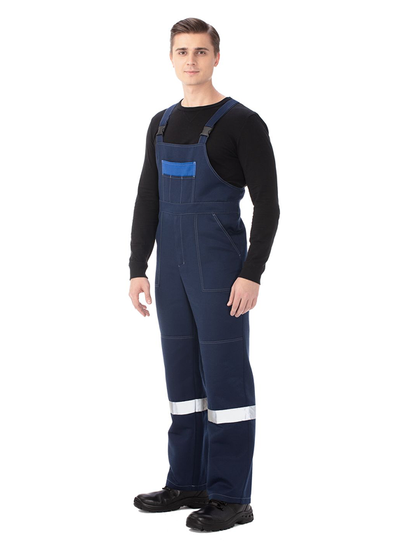 Костюм мужской рабочий летний Тимбер синий-василек с пк