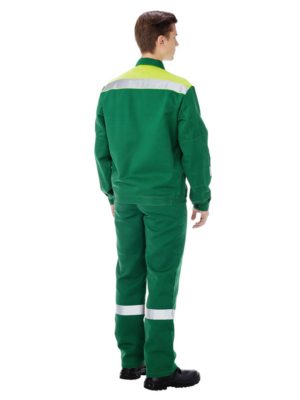 Костюм мужской рабочий летний Тимбер зеленый с брюками