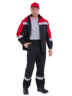 Костюм Олимп черно-красный