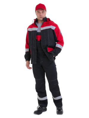 Костюм Олимп черно-красный