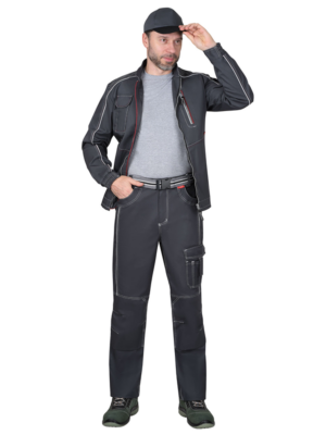 Костюм "АЛЕКС" куртка, брюки т. серый