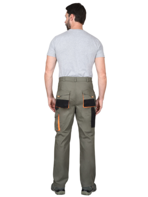 Костюм "МАНХЕТТЕН" куртка, брюки оливковый с оранжевым