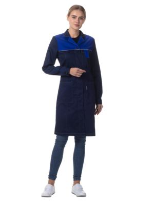 Халат женский Технолог NEW цв. синий