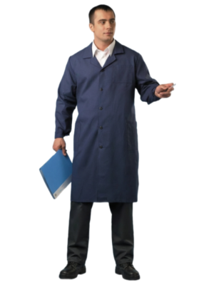 Халат тёмный бязевый