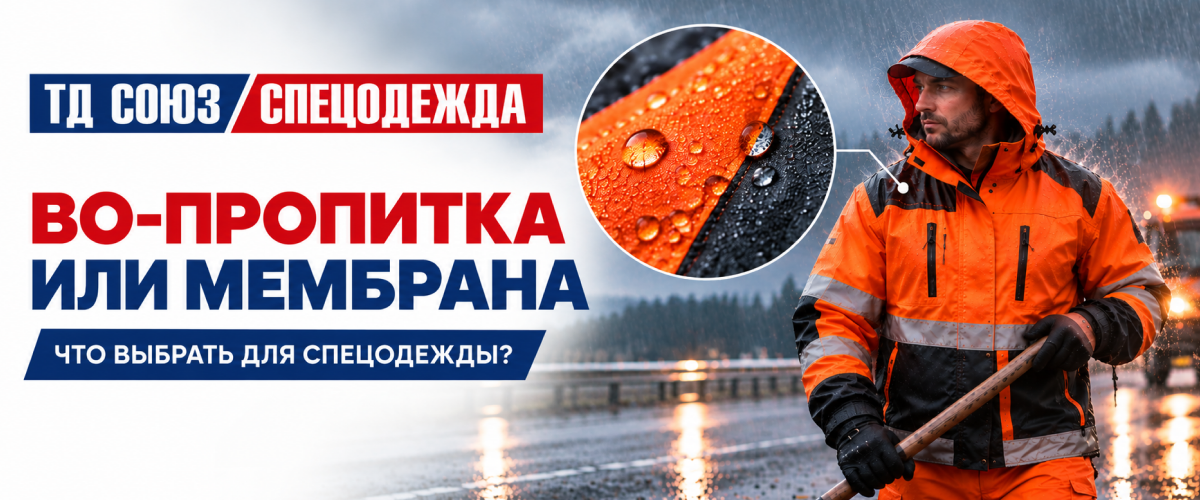 ВО-пропитка или мембрана для спецодежды ВО-пропитка или мембрана для спецодежды